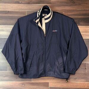 Vintage Donald Trump Marina Hotel & Casino Mens Large Bomber Sailing Jacket FLAW